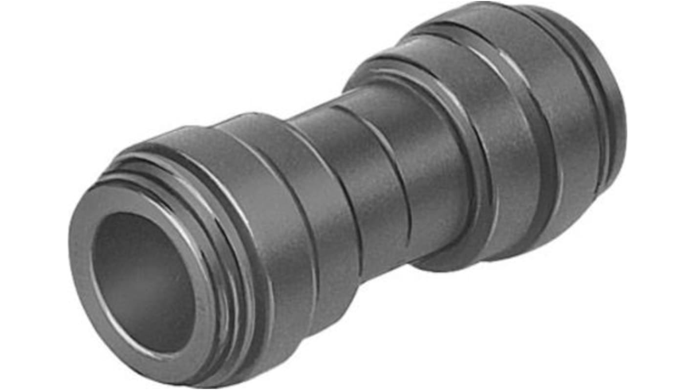 Festo CQ Series Straight Tube-to-Tube Adaptor, Push In 22 mm to Push In 22 mm, Tube-to-Tube Connection Style, 177698