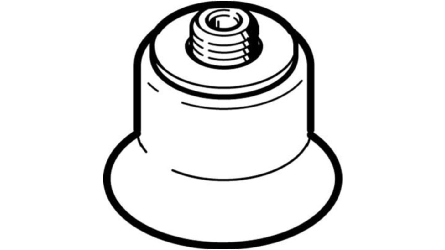 Ventosa Festo ESS-20-SN, piastra piatta, Ø 20mm, forza di tenuta 16.3N, NBR