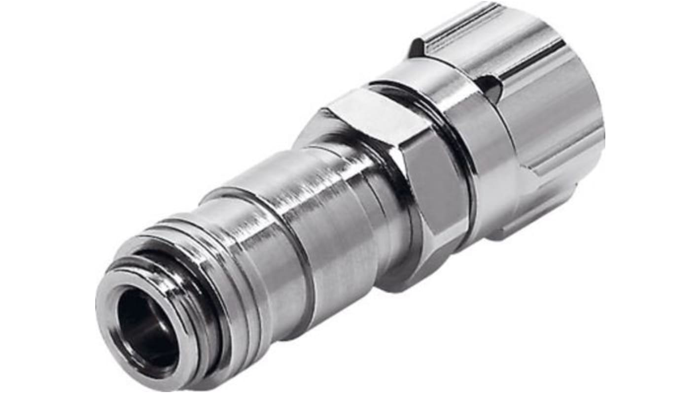 Festo Brass Male Pneumatic Quick Connect Coupling, 12mm Nut