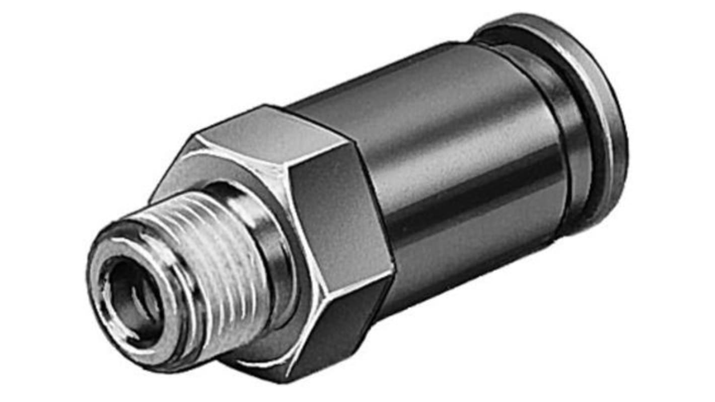 Festo HB-1/4-QS-6 Non Return Valve, 6mm Tube Inlet, R 1/4 Male Outlet, R1/4 Tube Outlet, -1 to10bar