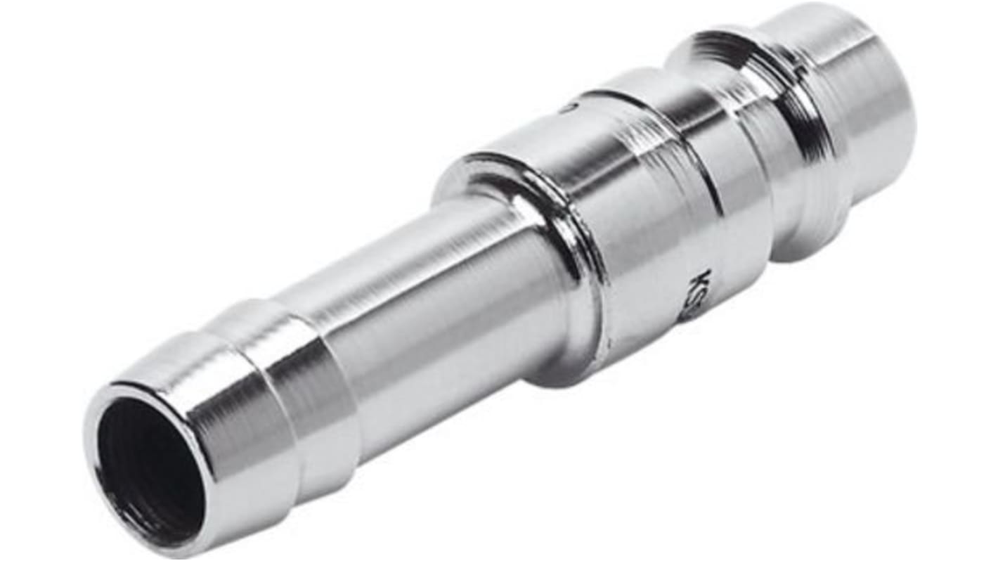 Festo Steel Pneumatic Quick Connect Coupling, 9mm Hose Barb