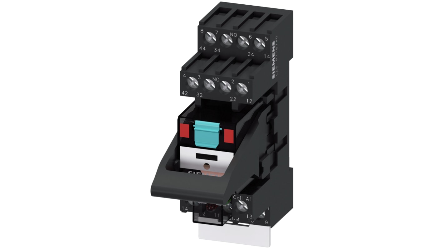 Siemens LZS Series Coupling Relay, 24V ac Coil