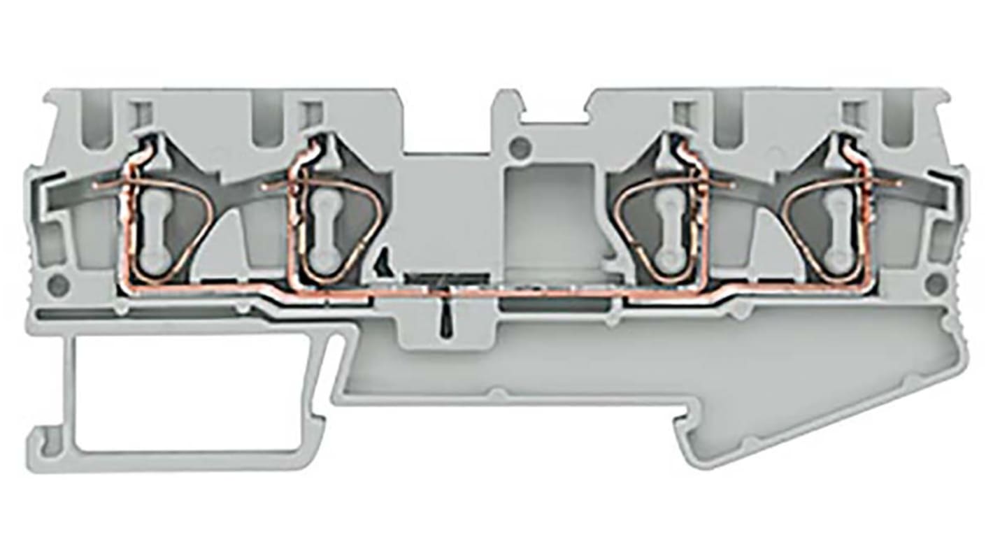 Siemens 8WH2004-0AG00 8WH Series Grey, 4mm², Spring Clamp Termination