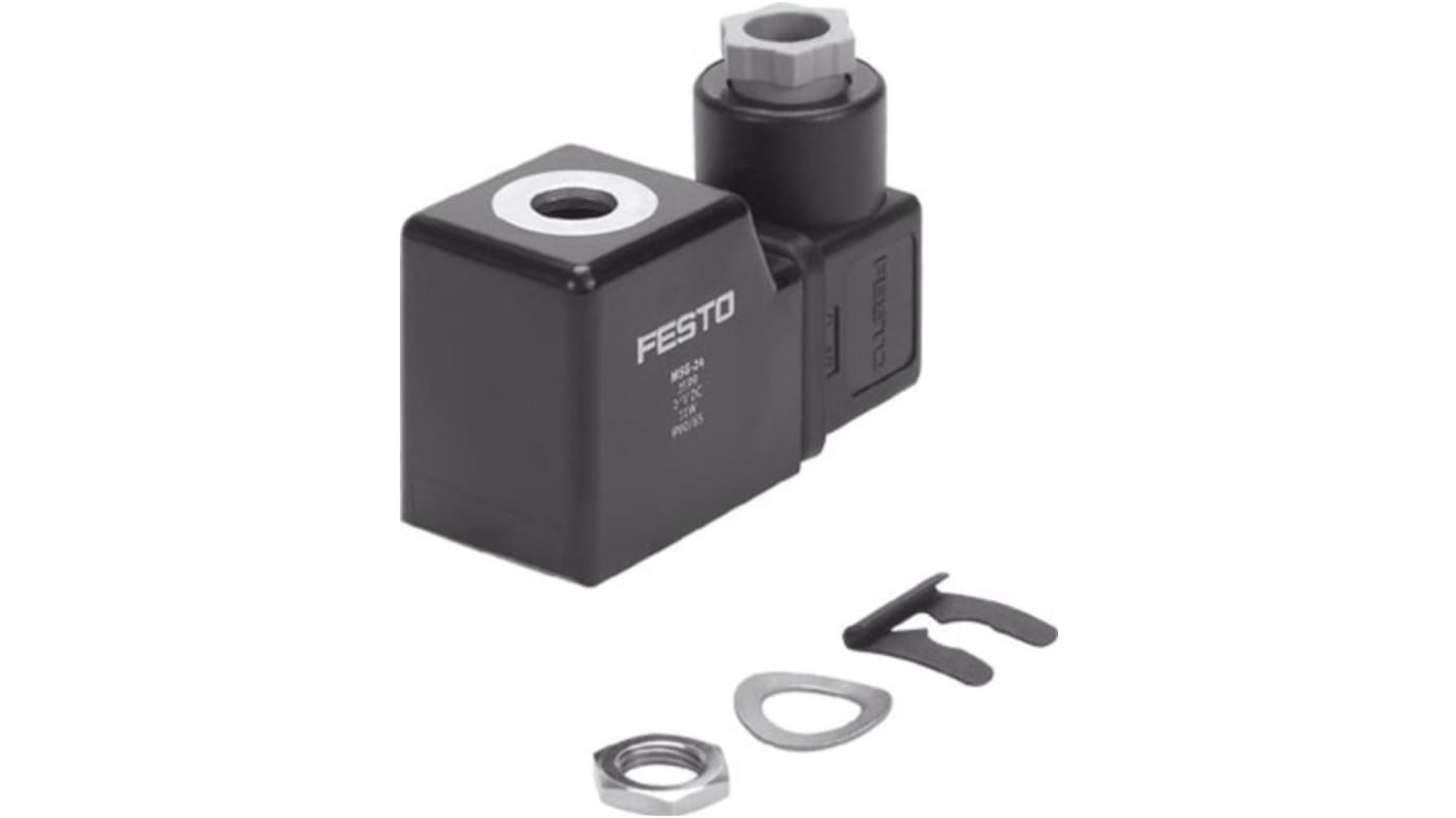 Festo 电磁阀线圈, 12 V 直流电源