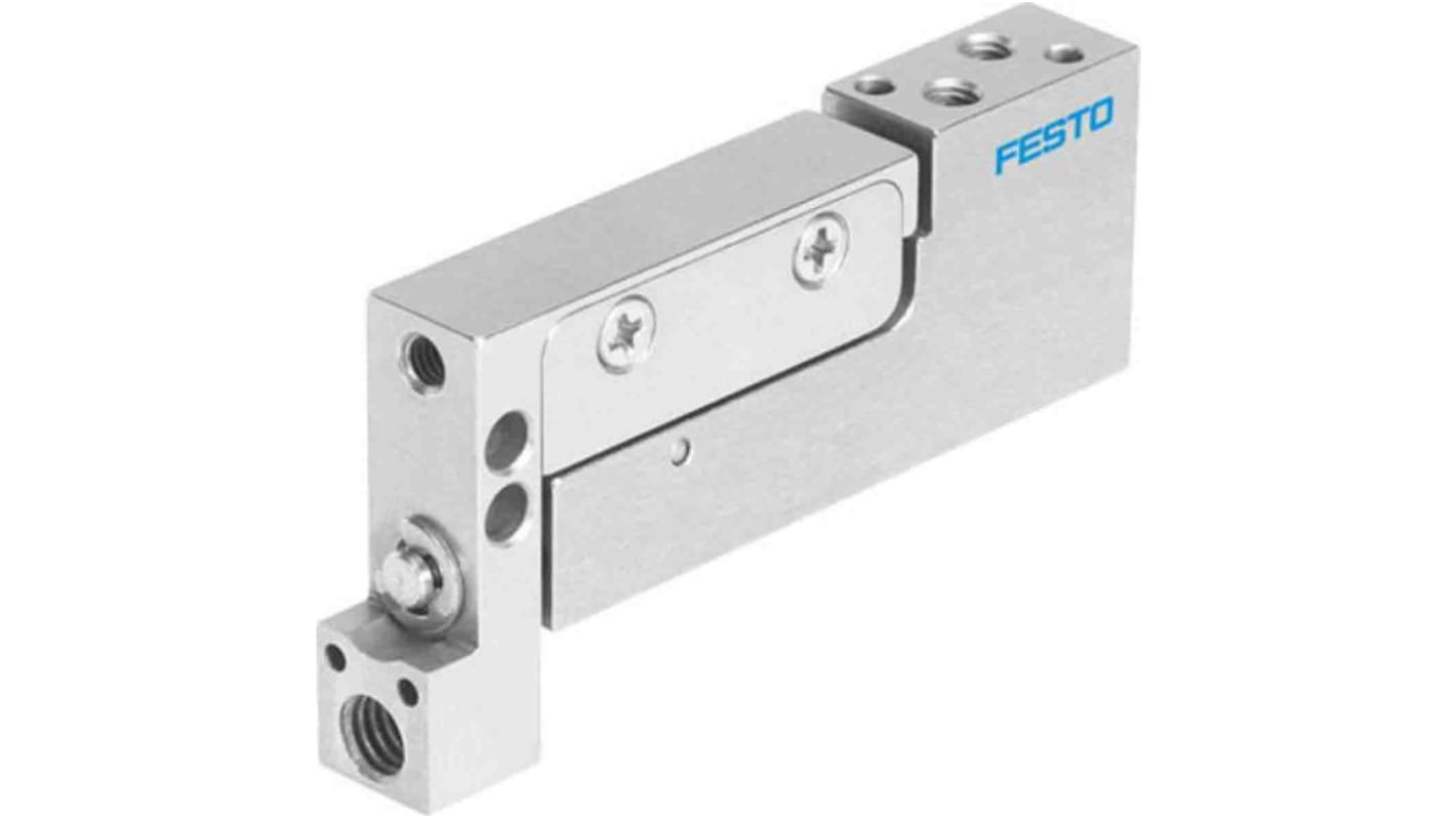 Cilindro guidato Festo serie DGSC 569793, corsa 10mm, foro da 6mm, Doppio effetto, 6 bar max