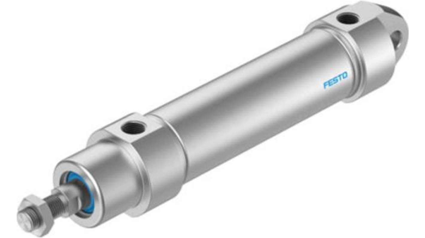 Festo Pneumatic Roundline Cylinder - 8073983, 40mm Bore, 125mm Stroke, CRDSNU Series, Double Acting