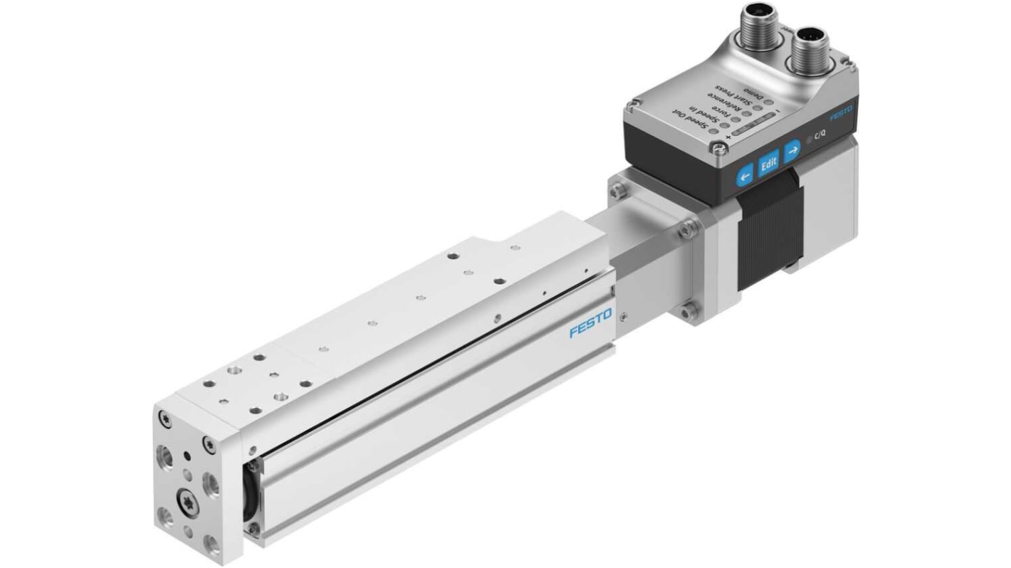 Actuador lineal eléctrico Festo EGSS, 100% ciclo de trabajo 991N, 24V dc, 190mm/s, 100mm