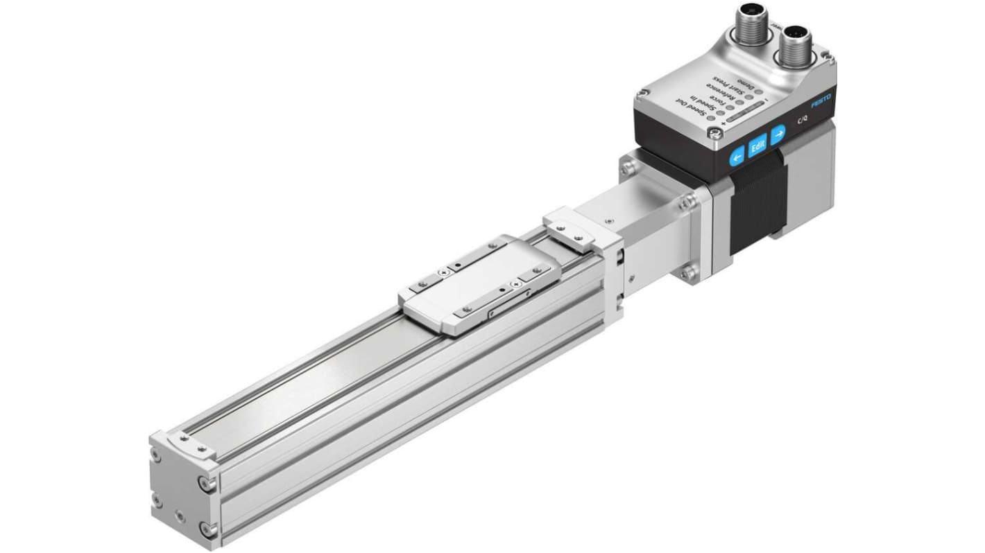 Actionneur linéaire électrique, Festo, Cycle 100%, 24V c.c., 40N, 0.18 m/s, 100mm, série ELGS