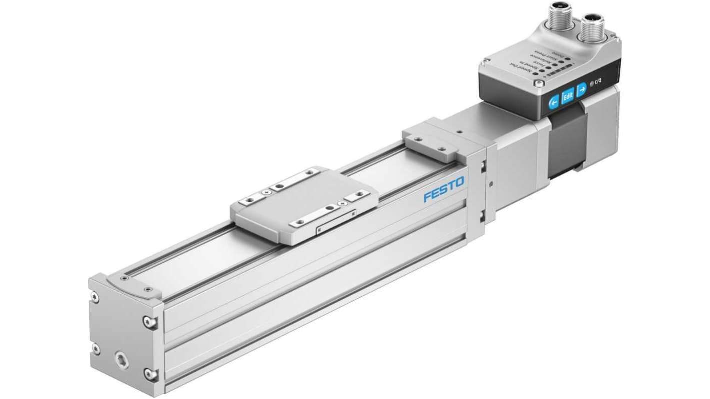 Festo ELGS Elektrischer Linearantrieb 24V dc 100mm Hub, 250mm/s, 100N Last. 300N max. Kraft, IP40