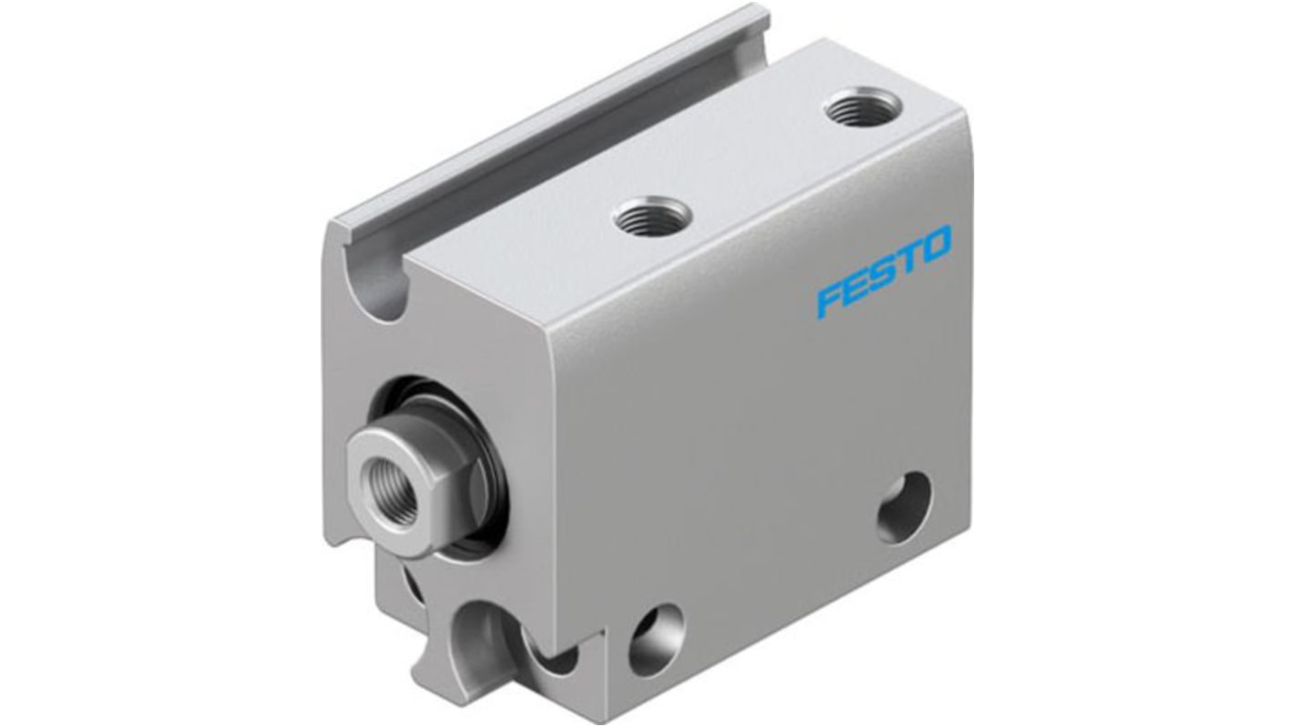 Festo Pneumatic Compact Cylinder - 5177082, 10mm Bore, 5mm Stroke, ADN Series, Double Acting