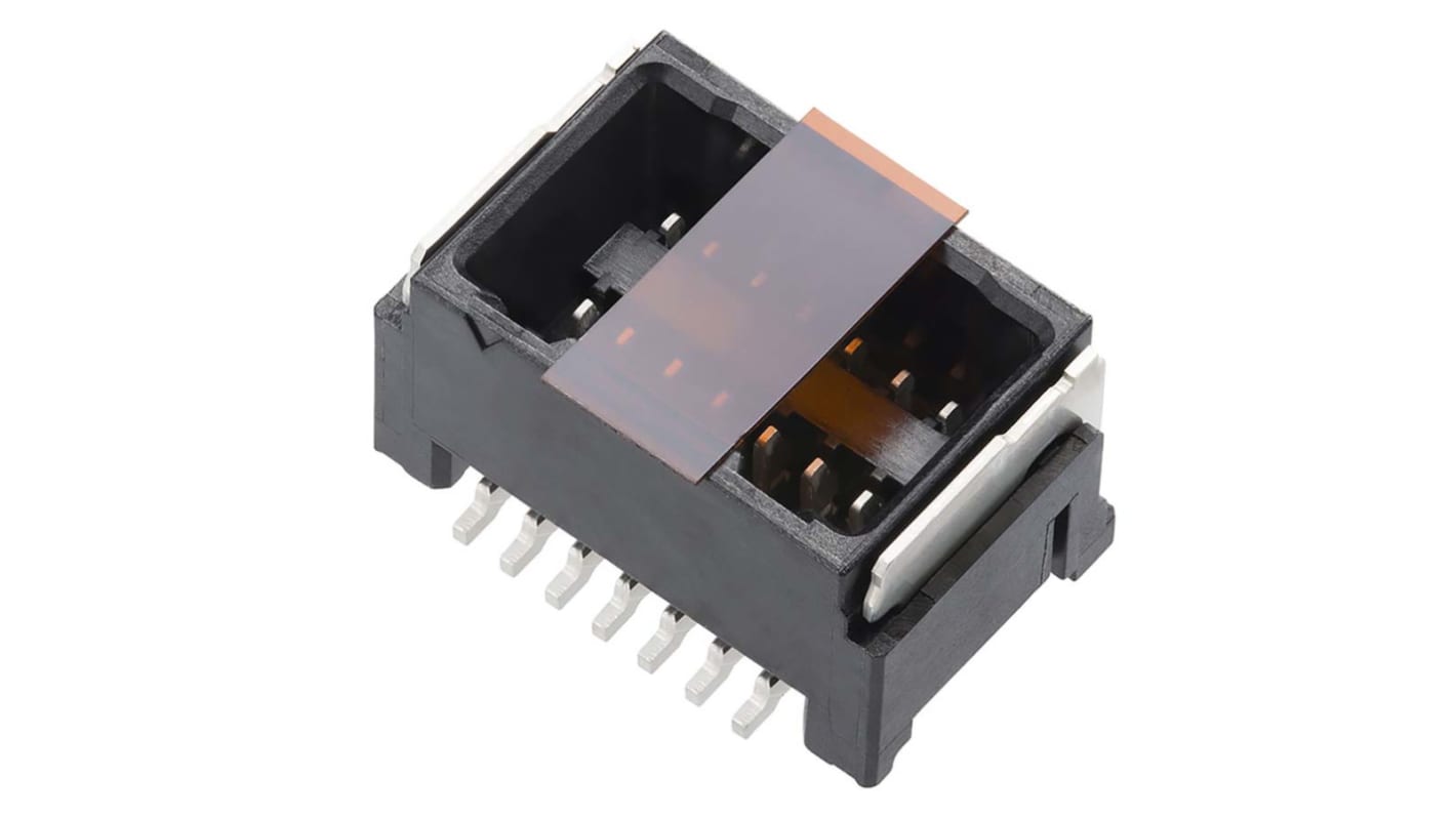Molex 垂直 基板接続用ピンヘッダ 12極 1.25mm 2列, 表面実装