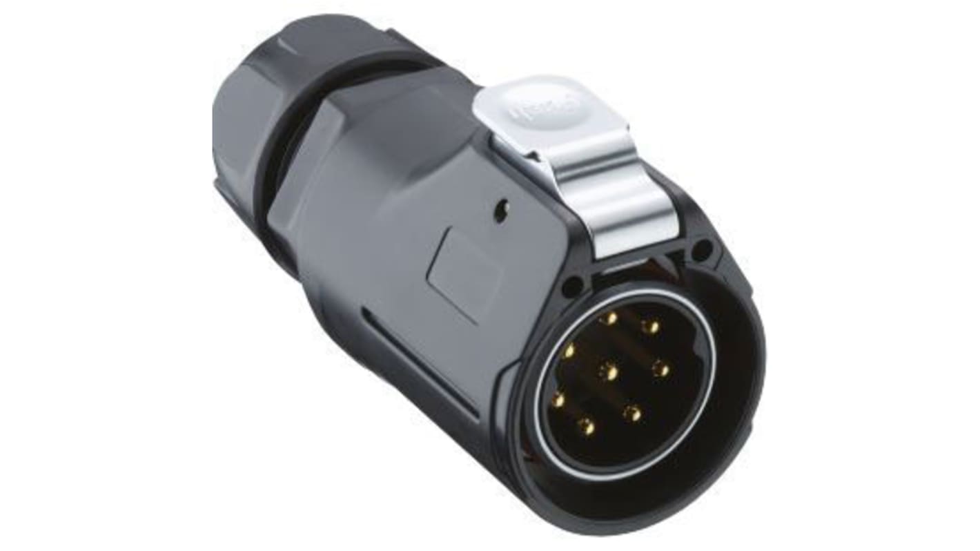 Lumberg Circular Connector, 2 Contacts, Cable Mount, Plug, IP67, 02 Series