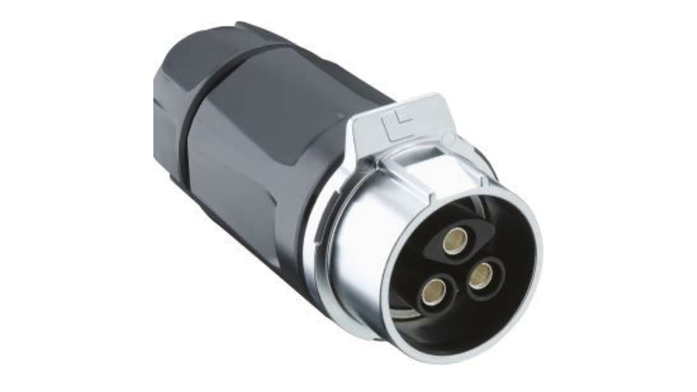 Lumberg Circular Connector, 2 Contacts, Cable Mount, Plug, IP67, 02 Series