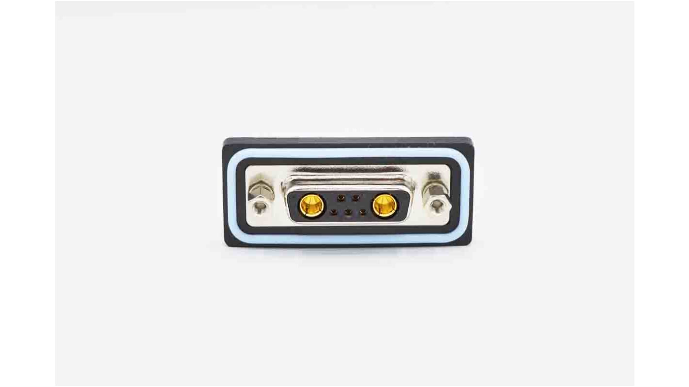 Norcomp CDFV 3 Way Vertical PCB D-sub Connector Plug, 6.85mm Pitch, with 4-40 Screw Locks, Boardlocks