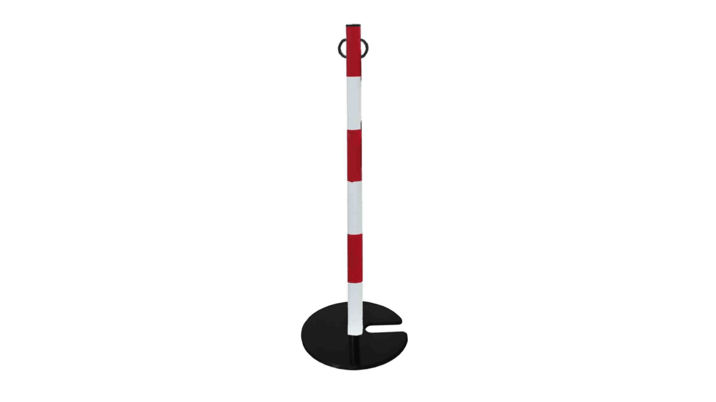 Słupek Słupek odgradzający Ø 40mm wysokość bariery 1m Red, White