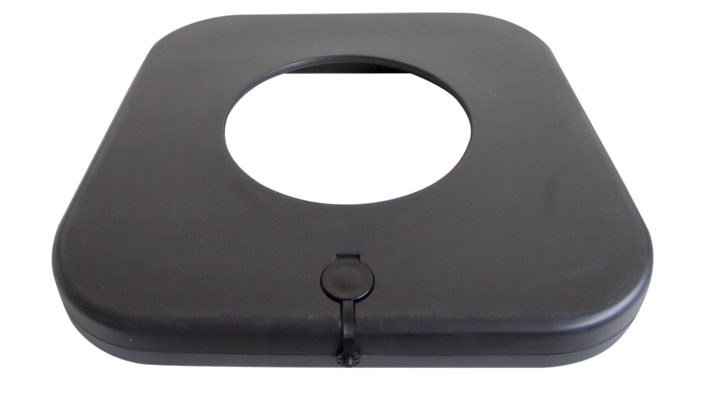 RS PRO Black 60 mm Polypropylene Base
