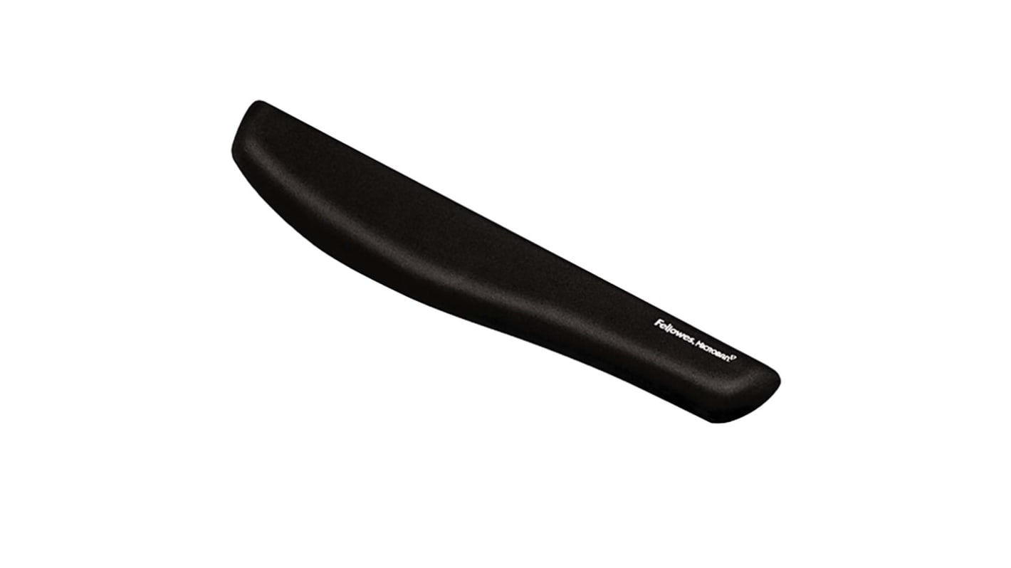Poggiapolso Schiuma, Tessuto a maglia, Plastica Nero Fellowes, 25.4mm
