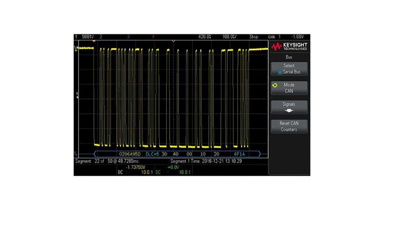 Keysight Technologies Automotive Triggering & Analysis Oscilloscope Software for Use with 2000X