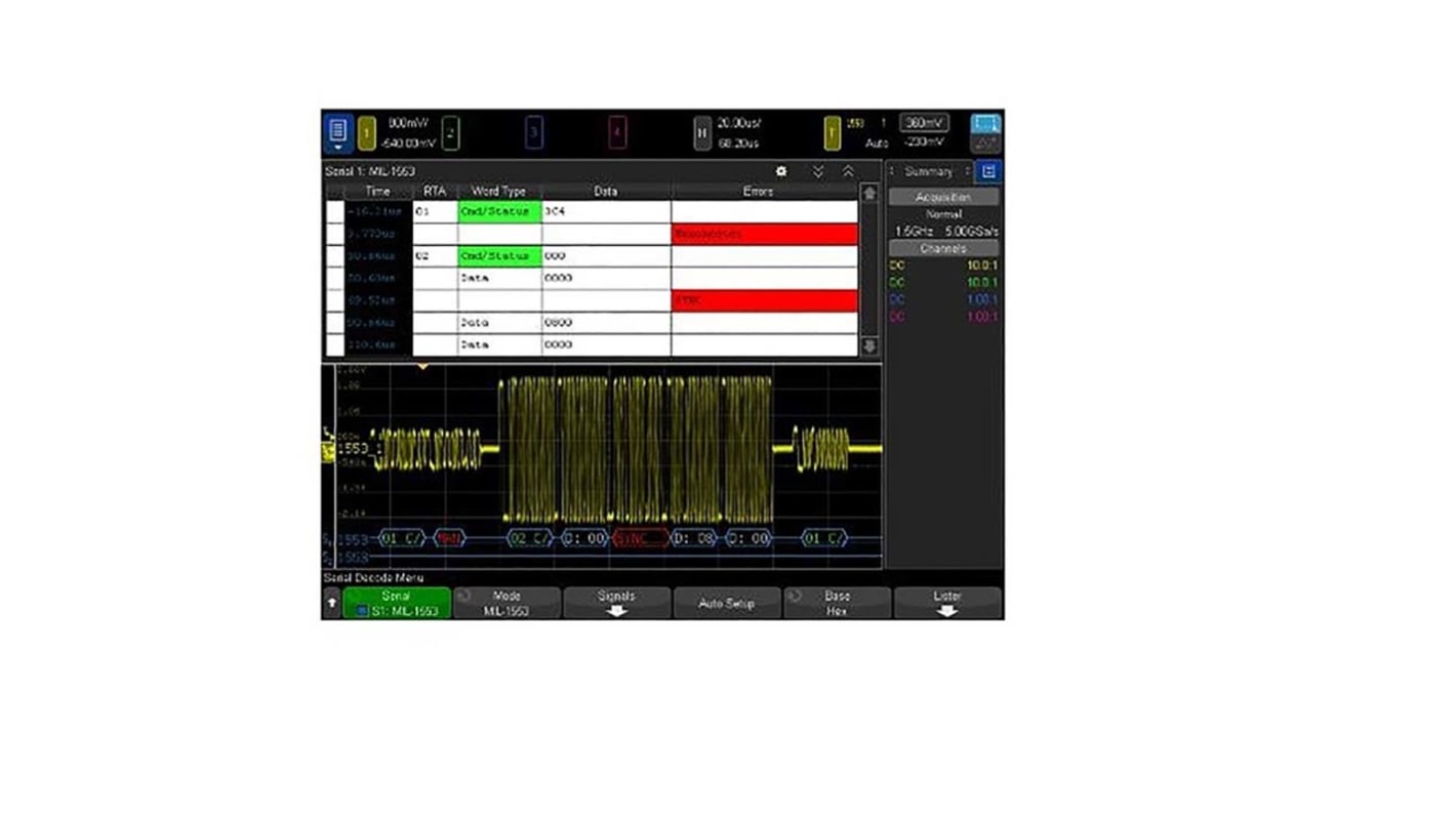 Keysight Technologies Automotive Triggering & Analysis Oscilloscope Software for Use with 3000A/T X