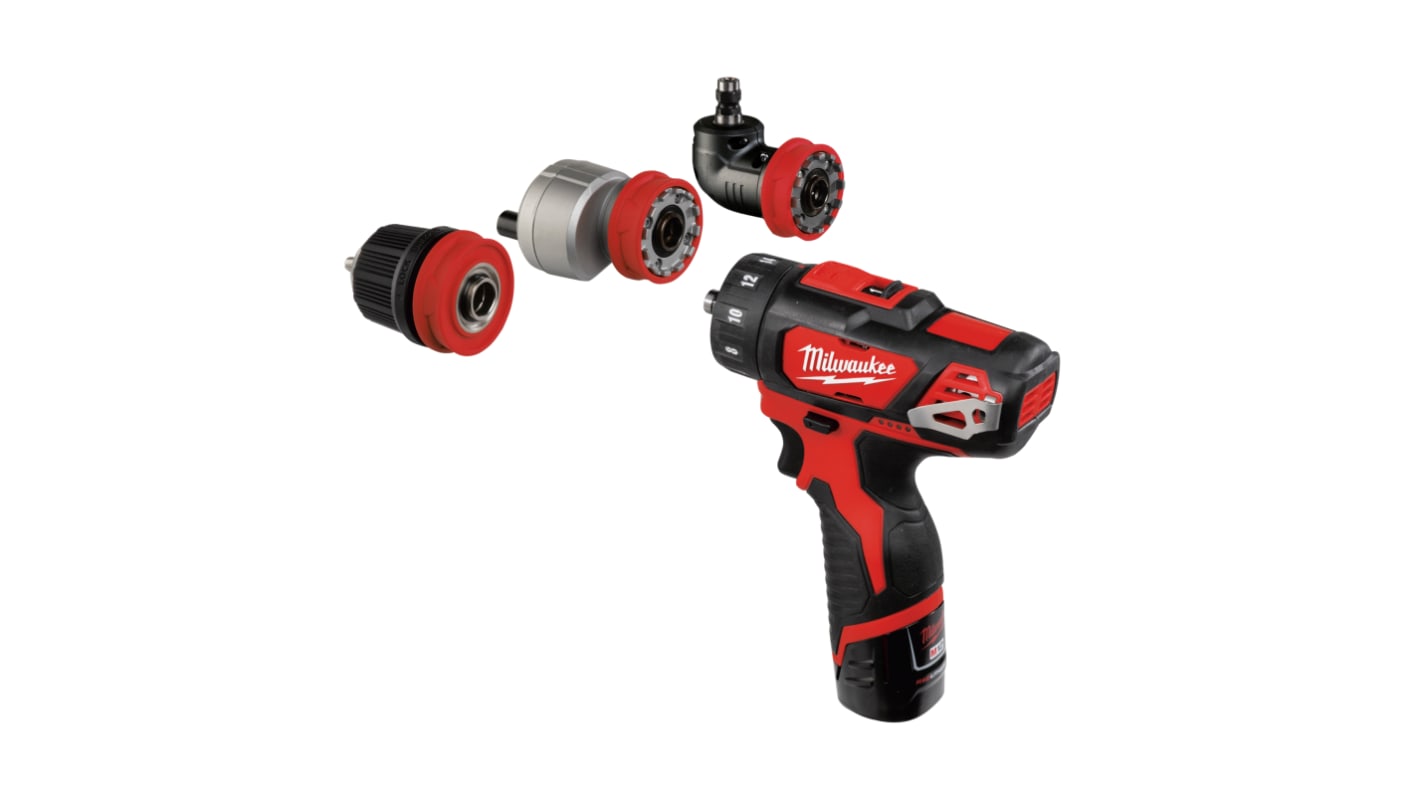 Milwaukee M12 1/4 in Hex 12V Cordless Drill Driver Li-Ion, Cordless