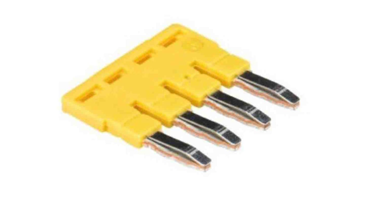 Wieland IVB WKF 4 Series Jumper Bar for Use with DIN rail terminal blocks type WKF, ATEX