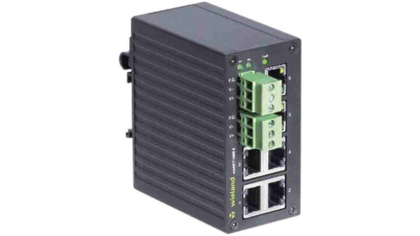 Wieland 6口非管理型网络交换机, IP WIENET UMS 6