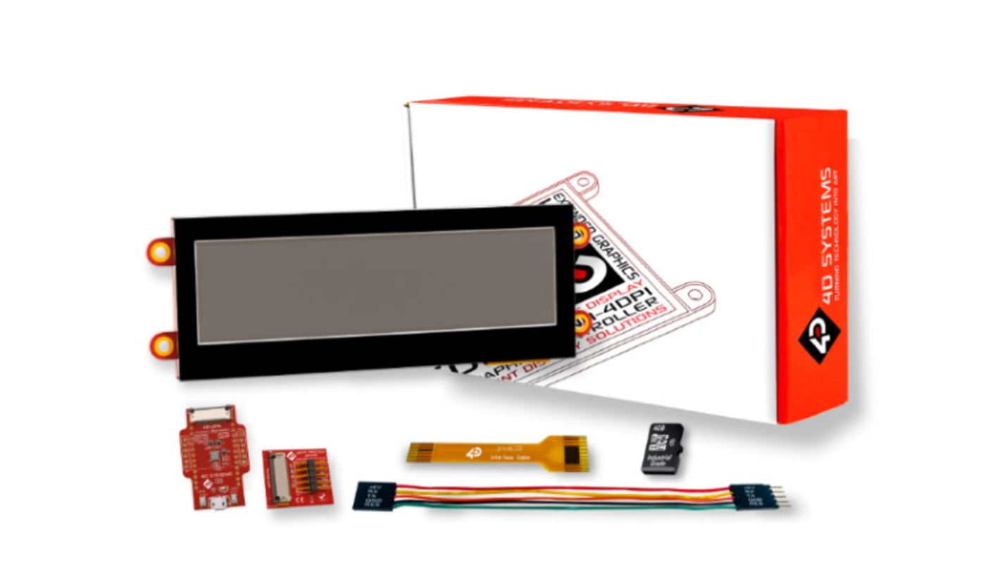 4D Systems SK-pixxiLCD-39P4-CTP, pixxiLCD-39 3.9in Capacitive Touch Screen Starter Kit