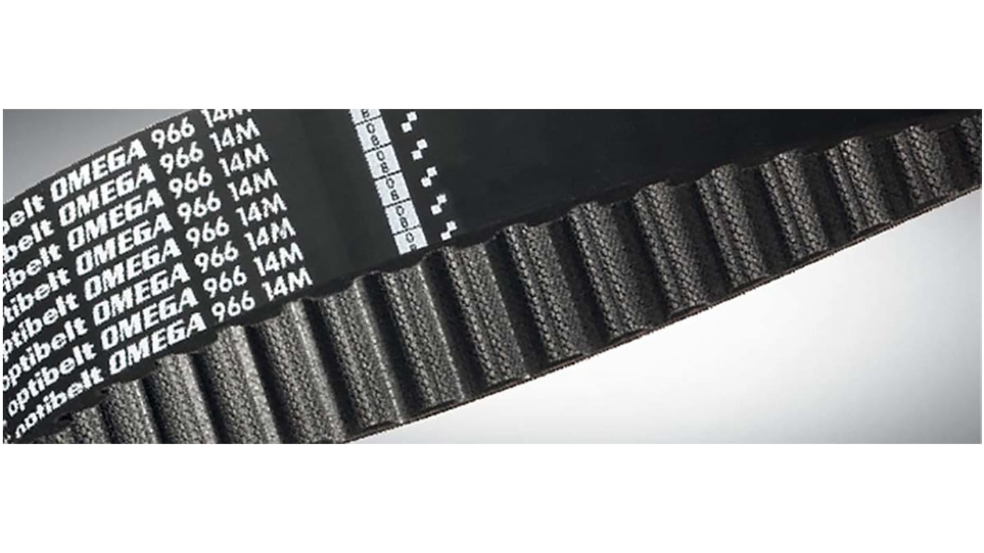 OPTIBELT 384 3M 9 Timing Belt, 128 Teeth, 384mm Length, 9mm Width