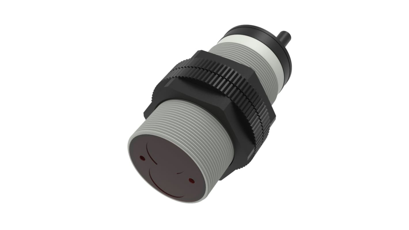 Rs-Online Sensore fotoelettrico Cilindrico RS PRO a fascio diretto rilevamento 20 m uscita NPN NA/NC