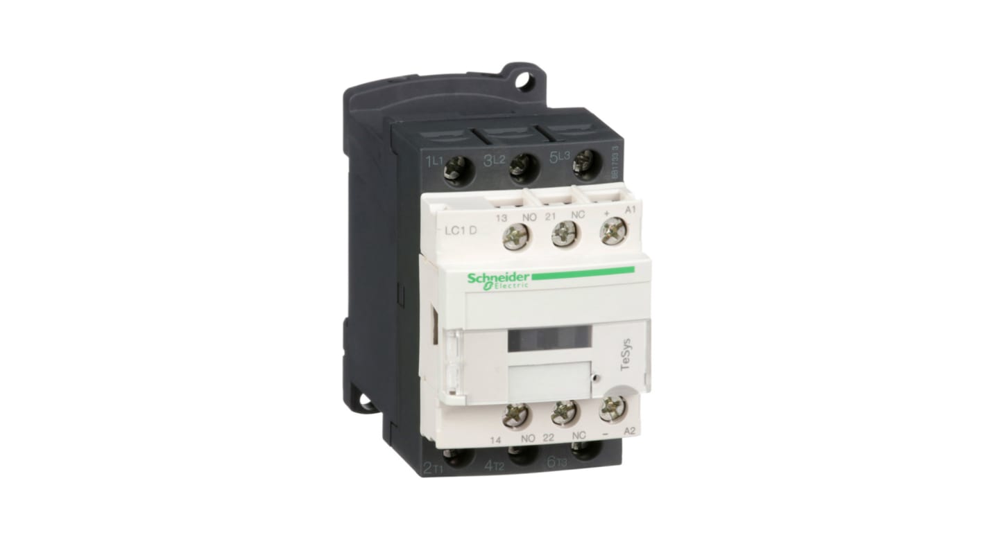 Stycznik 110 V DC Schneider Electric styki: 3 5,5 kW 9 A 3NO LC1D096FLS207