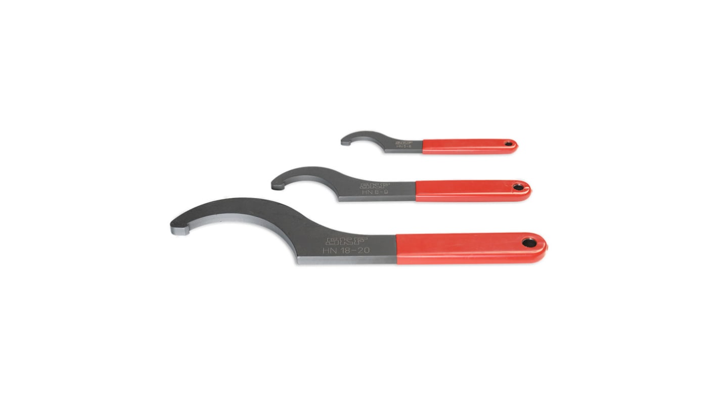 Llave de gancho SKF, capacidad máx. de mordaza 28mm, longitud 137 mm, de Acero al Carbono