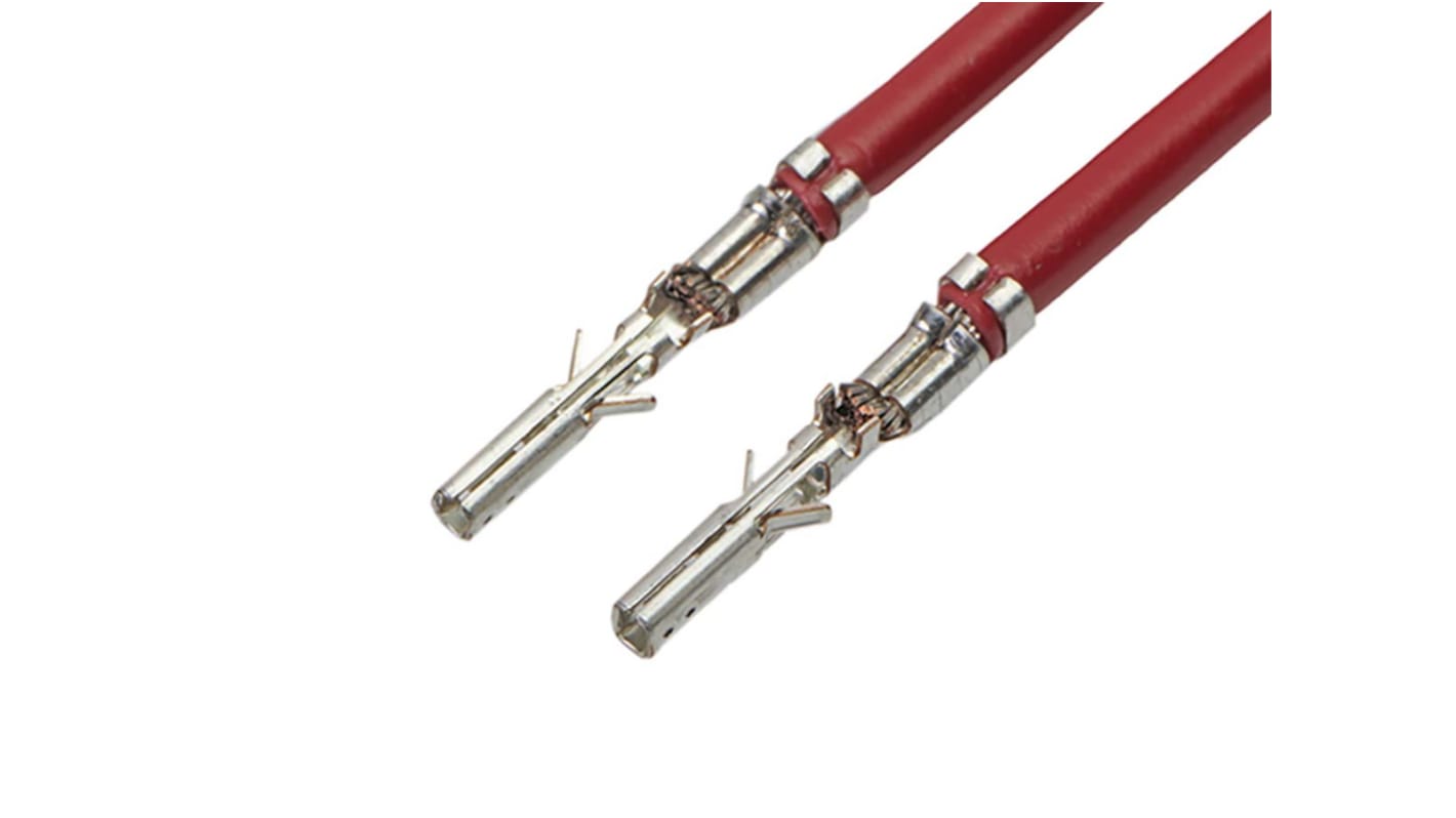 Molex Female Micro-Fit 3.0 to Female Micro-Fit 3.0 Crimped Wire, 225mm, 18AWG, Red