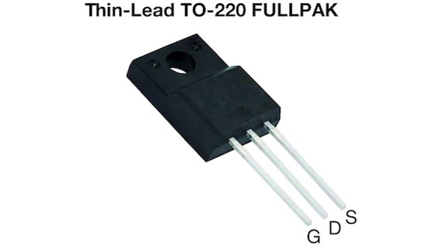 N-Channel MOSFET, 29 A, 600 V, 3-Pin TO-220 FP Vishay SIHA105N60EF-GE3