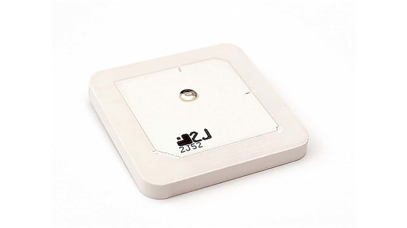 2J Antenna 盖板天线 SMT天线, 支持2G (GSM/GPRS), 3G (UTMS), 4G (LTE), 4.5dBi增益, 尺寸36 x 36 x 4mm