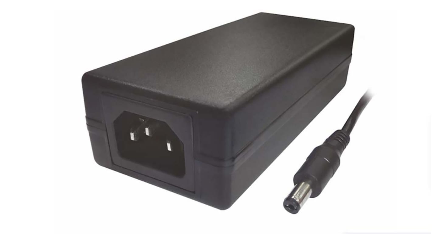 RS PRO 65W Plug-In AC/DC Adapter 15V dc Output, 4.33A Output