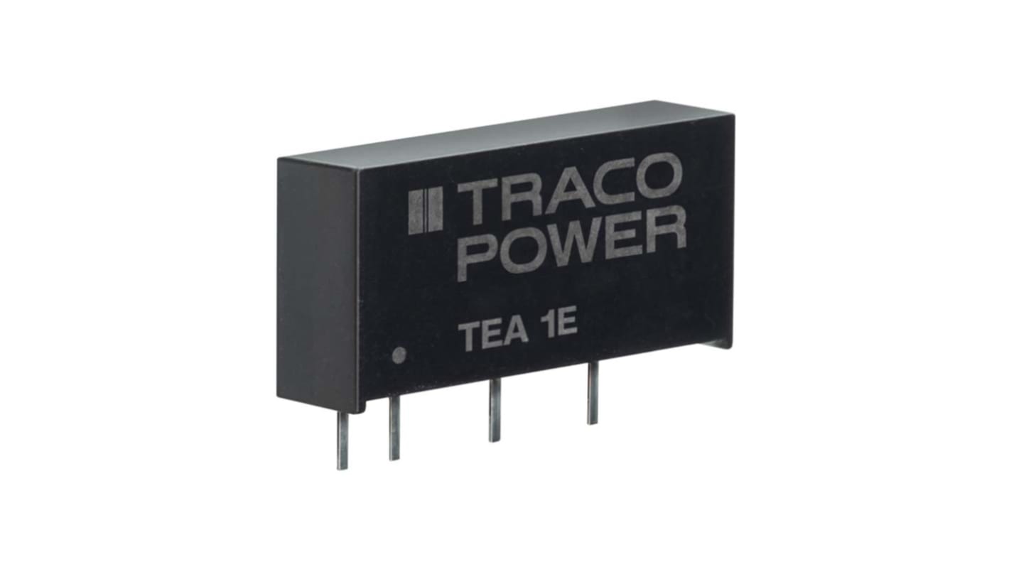 TRACOPOWER DC-DCコンバータ Vout：5V dc 4.5 → 5.5 V dc, 1W, TEA 1-0505E