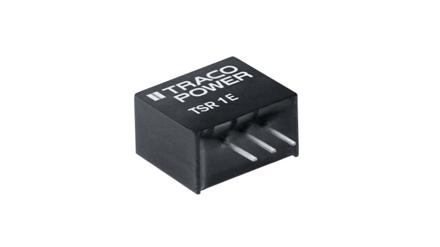 Convertisseur DC-DC TRACOPOWER, TSR 1E, Montage traversant, 3.3W, 1 sortie, 3.3V c.c., 1000mA