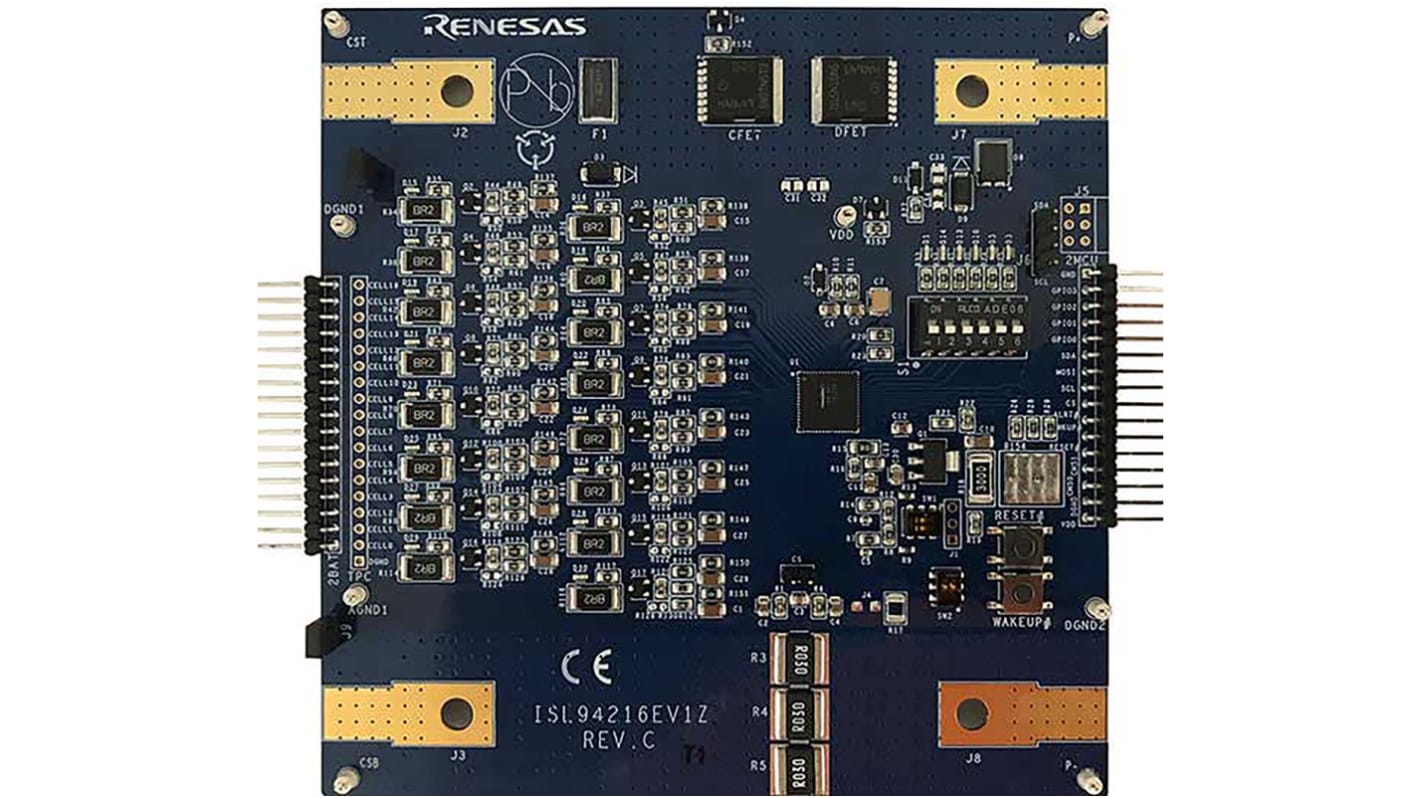 Renesas Electronics ISL94216E Evaluation Kit Battery Monitoring for ISL94216EV1Z for ISL94216IRZ