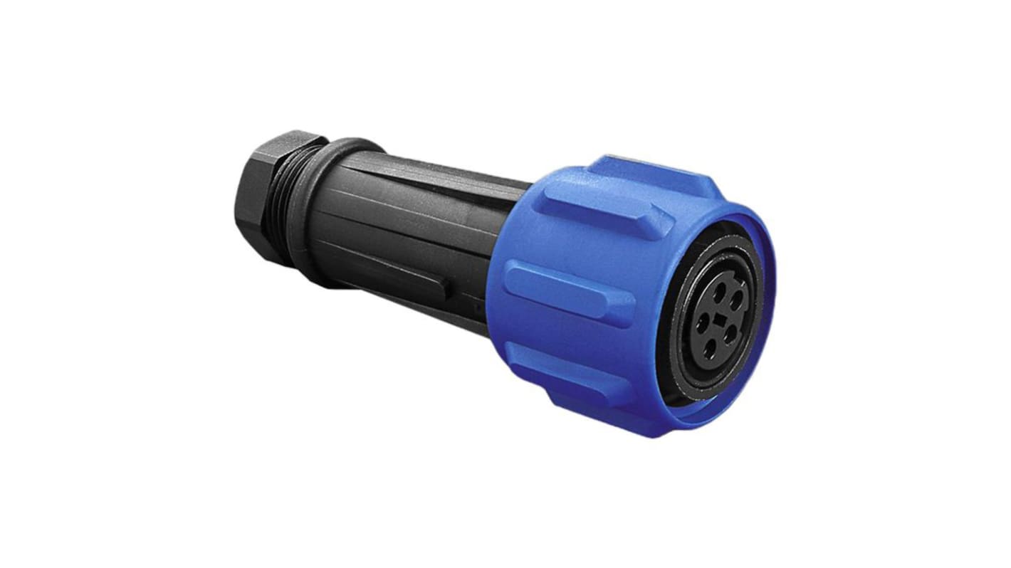 Bulgin Circular Connector, 3 Contacts, Cable Mount, Socket, Female, IP68, Buccaneer 900 Series