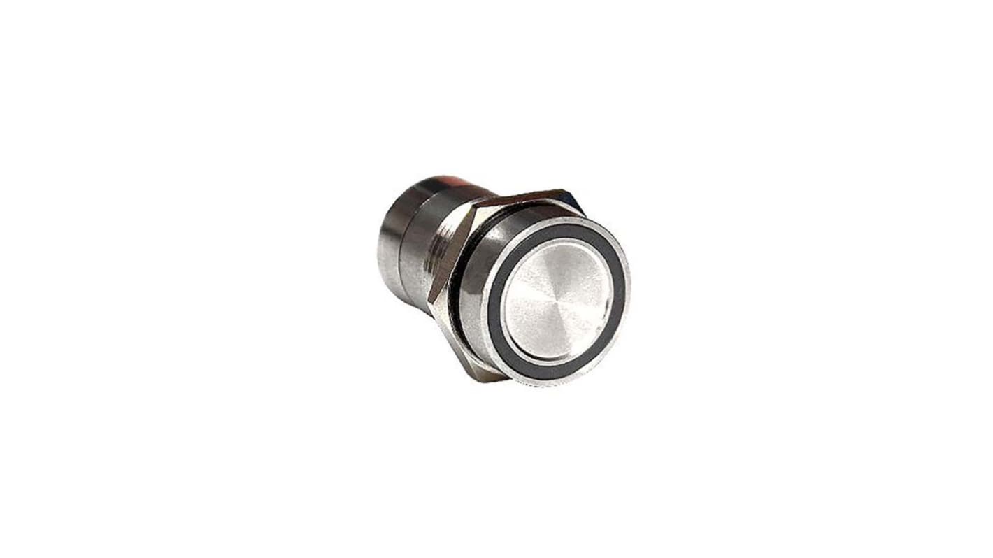 Interruttore capacitivo Momentaneo NA, 500mA, 24V cc LED  LED Verde, Rosso, IP68, IP69K