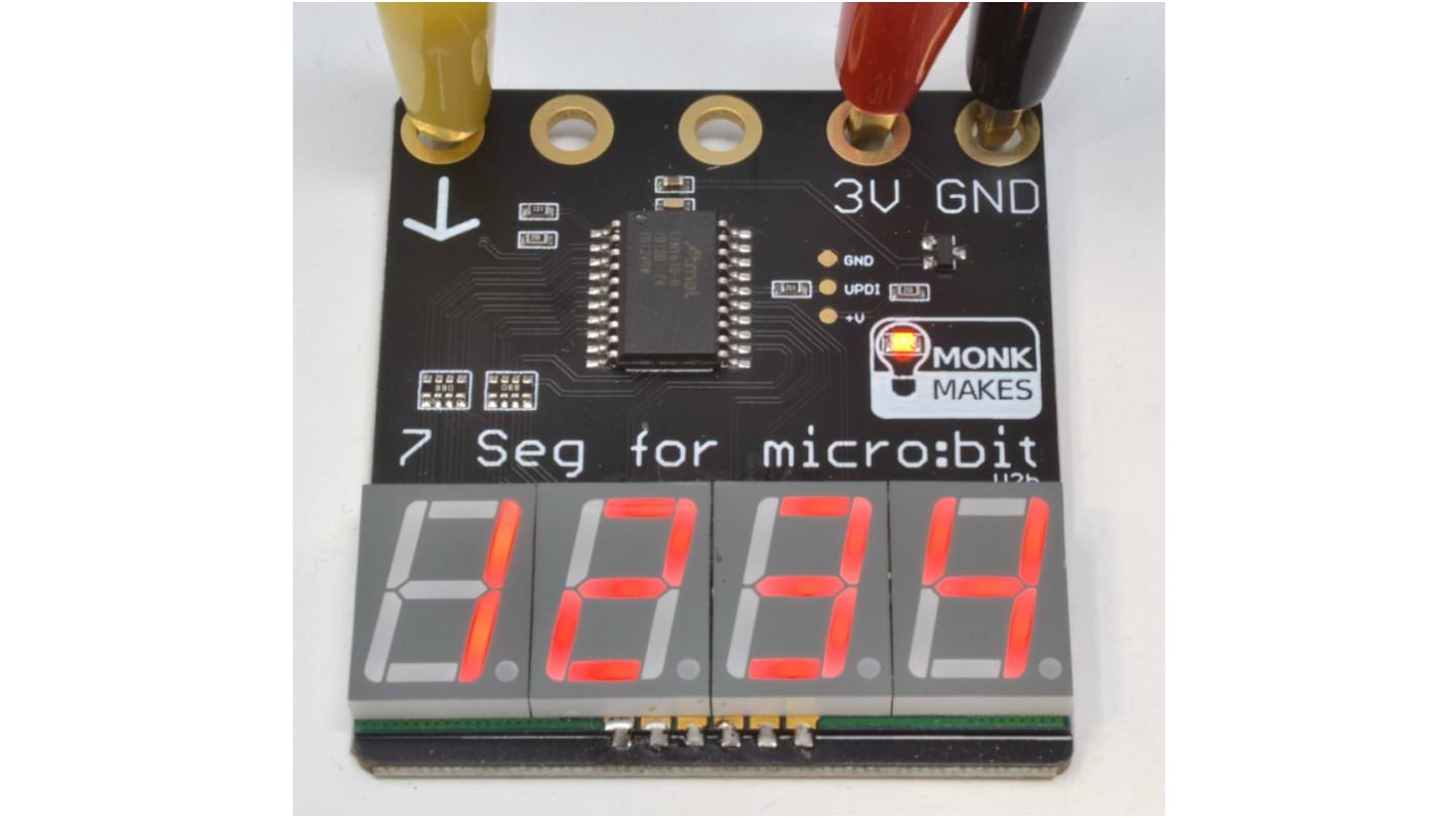 Monk Makes Micro:bit用7セグメントディスプレイ SKU00066