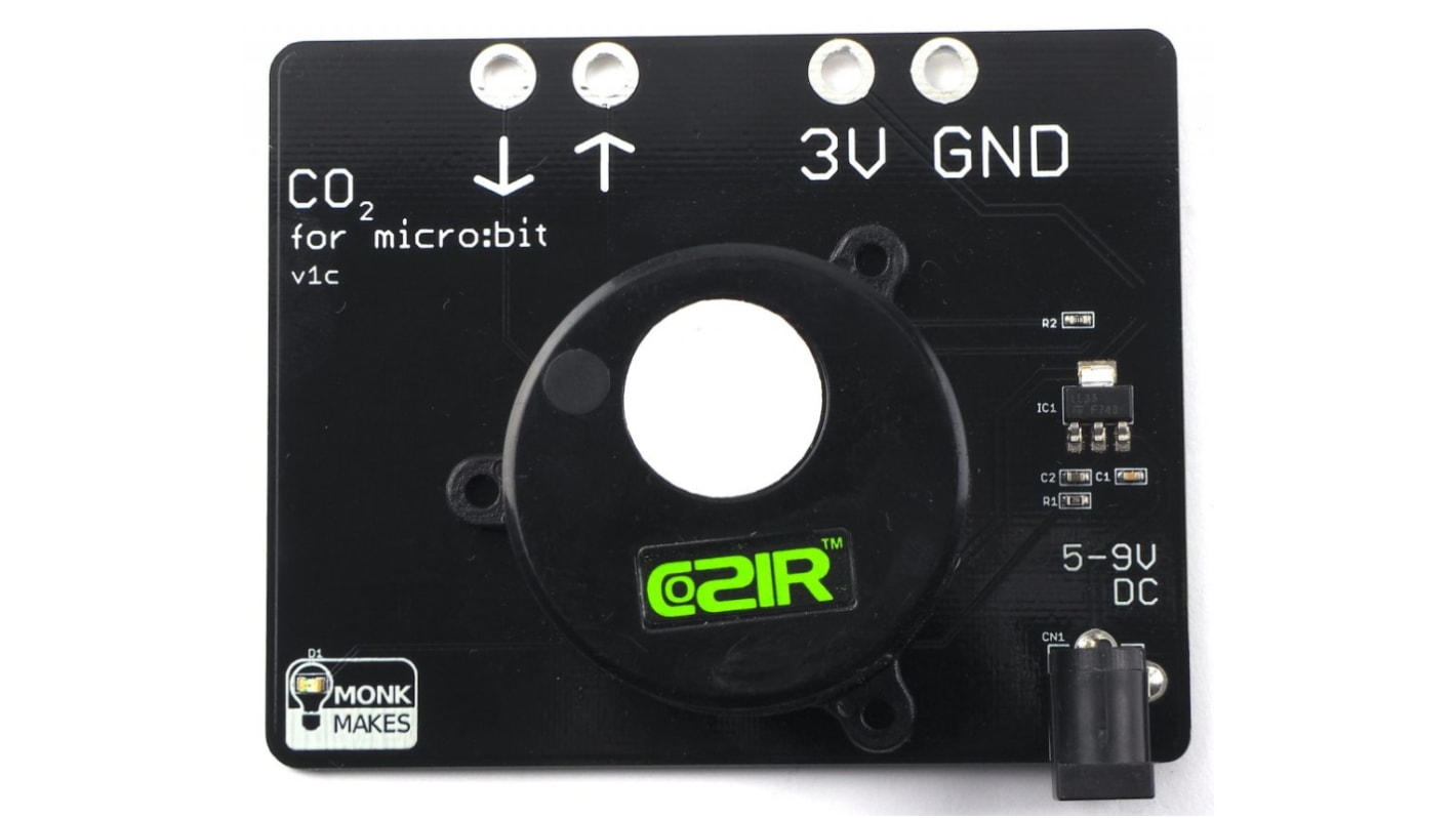 Monk Makes 湿度,温度 CO2 Sensor board for micro:bitセンサボード V1E SKU0072