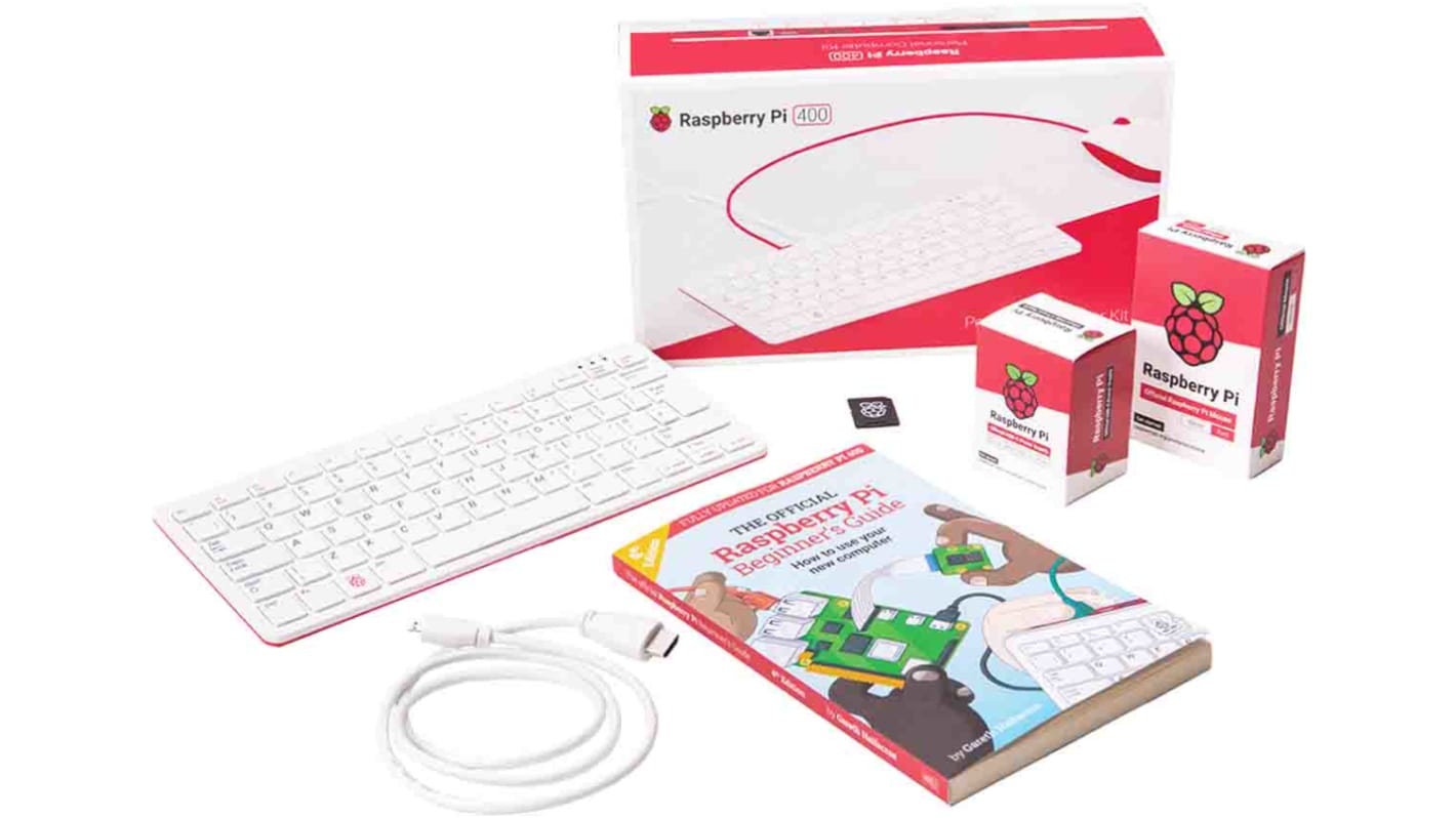 Raspberry Pi 400 Computer-Kit, deutsche Tastaturbelegung Raspberry Pi 400 4 GB Prozessor: BCM2711