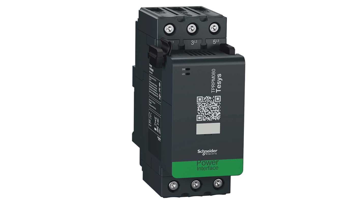 Schneider Electric 电流继电器, 1, 3相, DIN导轨安装