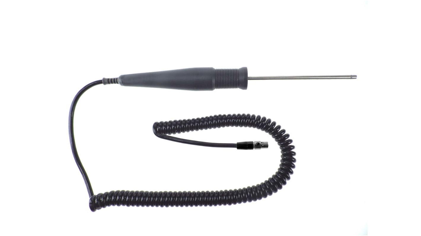 RS PRO PT100 Perforated Air Temperature Probe, 110mm Length, 4mm Diameter, 500 °C Max