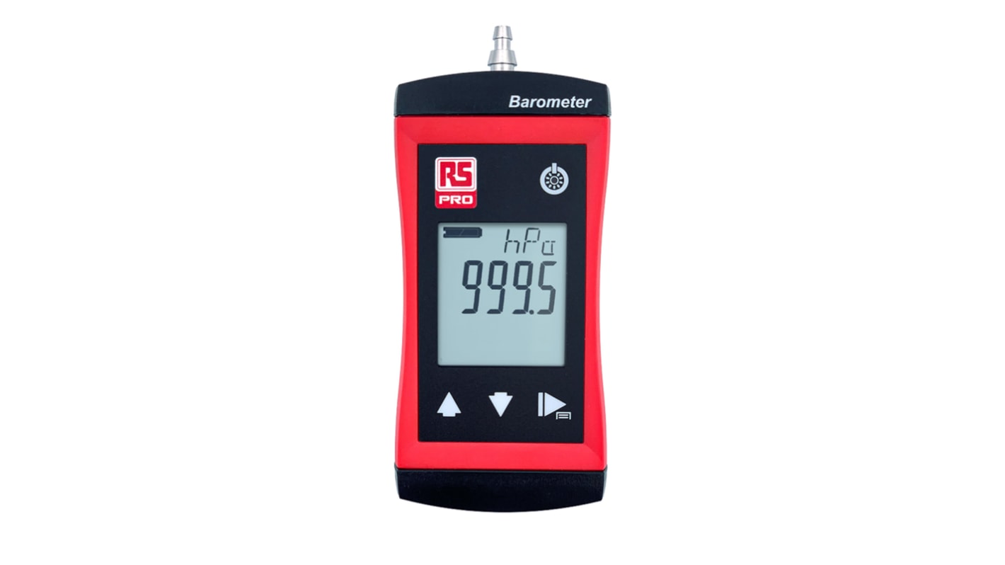 RS PRO 真空压力计, 0bar→1.7bar, 1端口, +/- 0.1 %精度, , IP67, AA供电, RS 1111