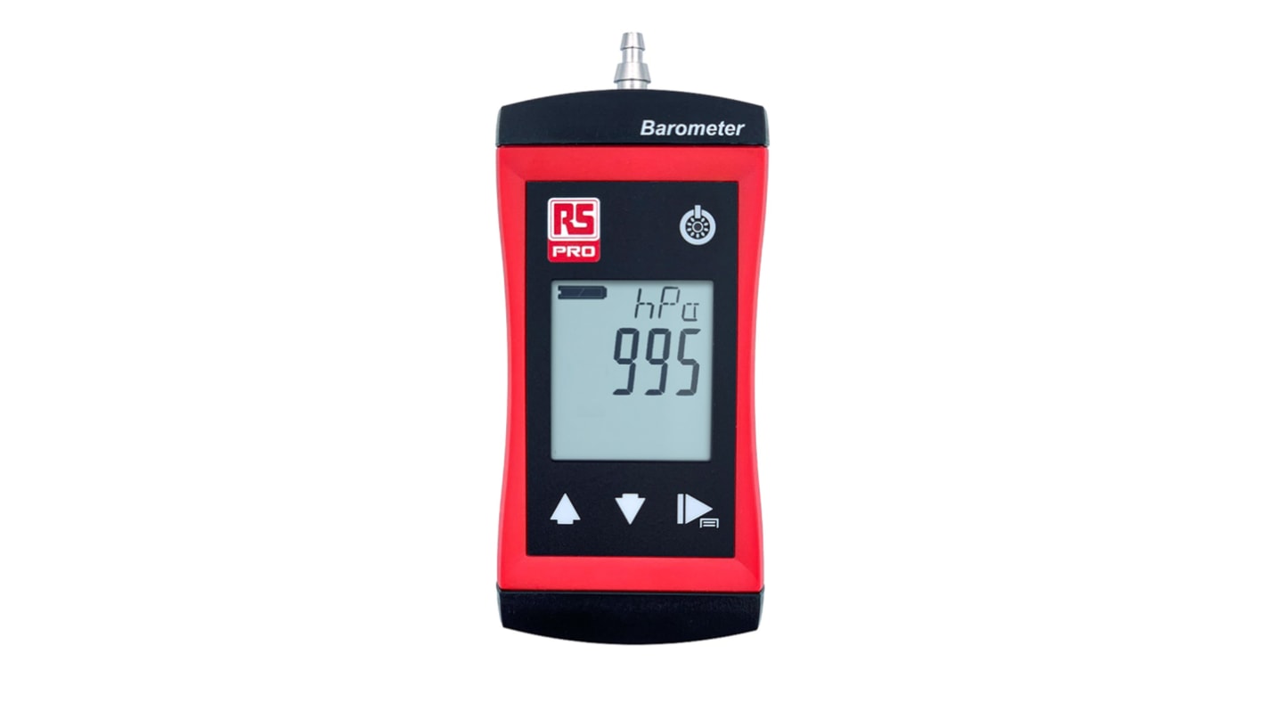 RS PRO 真空压力计, 0bar→14bar, 1端口, +/- 0.1 %精度, , IP67, AA供电, RS