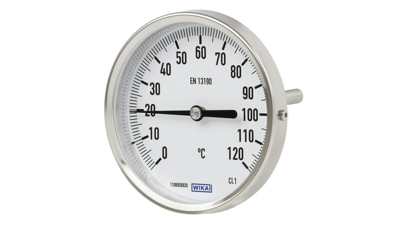WIKA Dial Thermometer 0 → +60 °C, 14138808