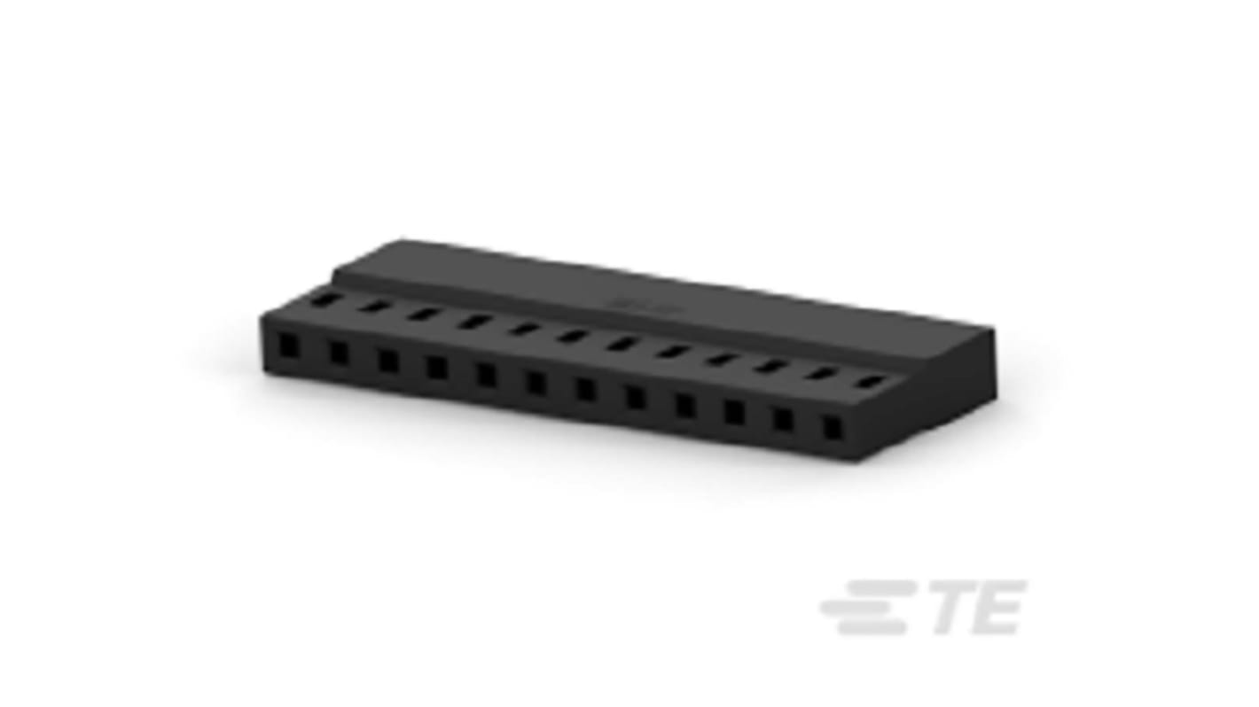 TE Connectivity, AMPMODU Female PCB Connector Housing, 2mm Pitch, 12 Way, 1 Row