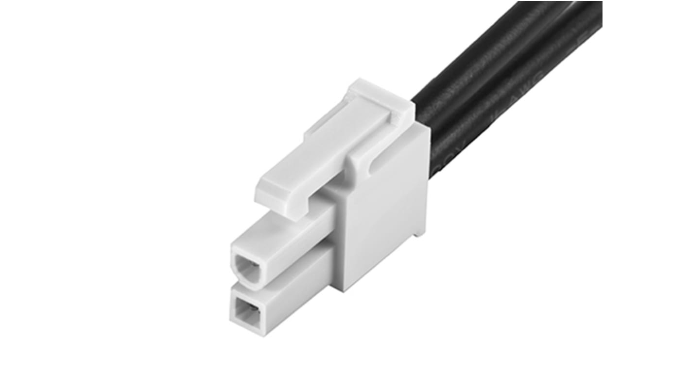 Molex 2 Way Female Mini-Fit Jr. to 2 Way Female Mini-Fit Jr. Wire to Board Cable, 300mm